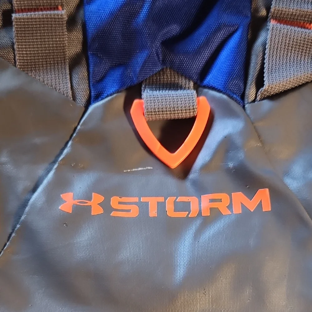 Under Armour Blue and Orange Backpack